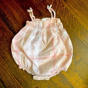 Burberry 9 month dress / onsie - EUC